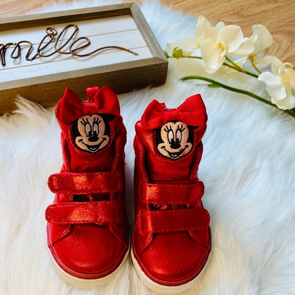 GAP Other - Gap Red Minnie Mouse High Top Tennis Shoes